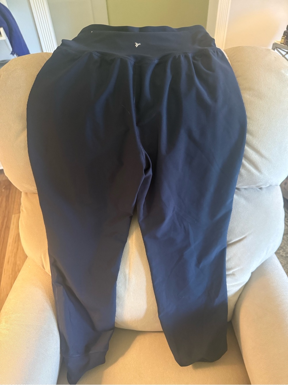 Brooks Brothers Navy Performance Joggers with Subtle Branding